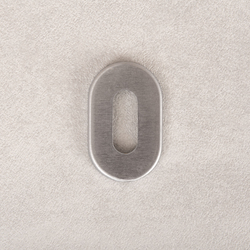 Úzke oválne rozety Strieborný NUDA - VERUM ITALY