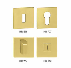 Rozeta ku kľučke TI - ROZETA - HR 5S ZLL PVD - zlatá lesklá PVD (50) | MP-KOVANIA.sk