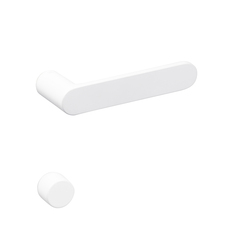 Minimalistické kľučky bez rozety na interiérové dvere Biely NUDA - VERUM ITALY