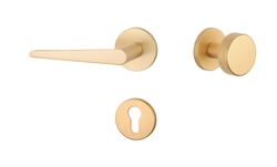 Kľučky na okrúhlych rozetách Zlatý APRILE