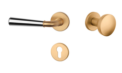 Kľučky na okrúhlych rozetách Kombinovaný APRILE