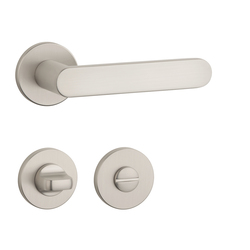 Kľučky na okrúhlych rozetách Strieborný APRILE