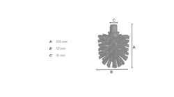Nádoby na WC kefy Čierny SMEDBO