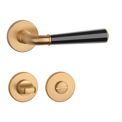 Kľučky na okrúhlych rozetách Kombinovaný APRILE