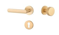 Kľučky na okrúhlych rozetách Zlatý APRILE