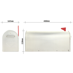 Poštové schránky Strieborný ROTTNER