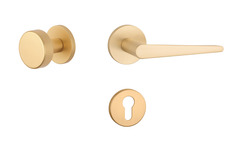 Kľučky na okrúhlych rozetách Zlatý APRILE