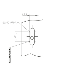 Mušle a madielka na posuvné drevené dvere Biely Tupai