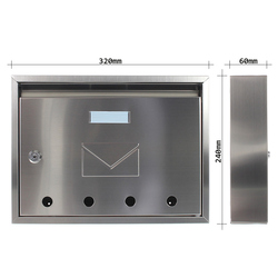 Poštové schránky Strieborný ROTTNER