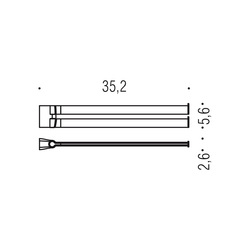 Držiaky na uterák Čierny COLOMBO