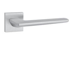 Kľučky na hranatých rozetách Strieborný APRILE