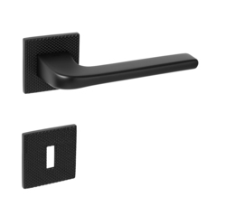 Kľučka na dvere TI - DARA - HR 4007Q 5S T2 CIM - čierna matná (153) | MP-KOVANIA.sk