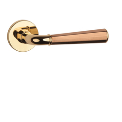 Kľučky na okrúhlych rozetách Kombinovaný APRILE