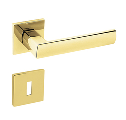 Kľučka na dvere TI - POPULAR - HR 4161Q 5S ZLL PVD - zlatá lesklá PVD (50) | MP-KOVANIA.sk