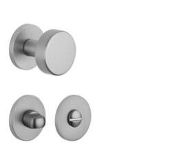 Gule priame na rozetách Strieborný APRILE