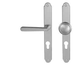 Kľučky na rustikálnych štítoch Strieborný NI