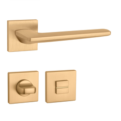 Kľučky na hranatých rozetách Zlatý APRILE