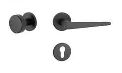 Kľučky na okrúhlych rozetách Čierny APRILE