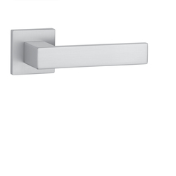 Kľučky na hranatých rozetách Strieborný APRILE