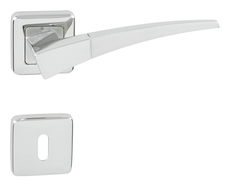 Kľučka na dvere MI - COMET - HR CHL/CHM - chróm lesklý/chróm matný | MP-KOVANIA.sk