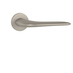 Kľučky na okrúhlych rozetách Strieborný Tupai