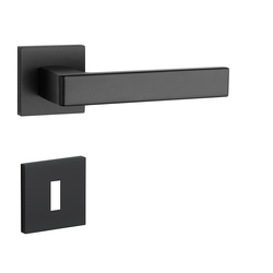 Kľučka na dvere AT - SULLA - HR 7S CIM - čierna matná (BLACK) | MP-KOVANIA.sk