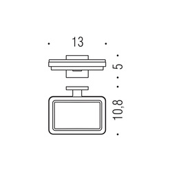 Misky na mydlo / mydlovničky Strieborný COLOMBO