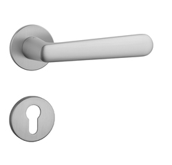 Kľučky na okrúhlych rozetách Strieborný APRILE