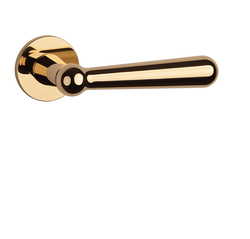 Kľučky na okrúhlych rozetách Zlatý APRILE