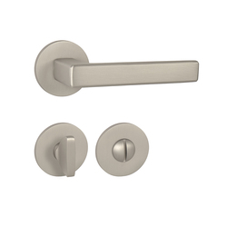 Kľučky na okrúhlych rozetách Strieborný Tupai