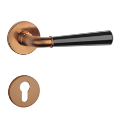 Kľučky na okrúhlych rozetách Kombinovaný APRILE