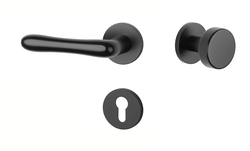 Kľučky na okrúhlych rozetách Čierny APRILE