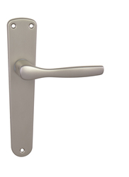 Kľučky na oválnych štítoch Strieborný BA