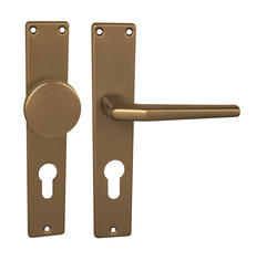 Kľučky na hranatých štítoch Bronzový BA