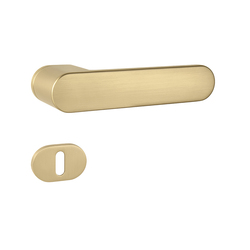 Kľučka na dvere MPK - IMPRESSA - OR ZLM - zlatá matná (SATIN BRASS) | MP-KOVANIA.sk