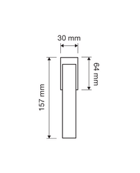 Hranaté kľučky na okná Kombinovaný LINEA CALI