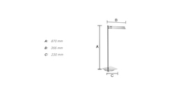 Držiaky na uterák Strieborný SMEDBO