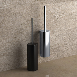 WC kefy s nádobou Strieborný COLOMBO