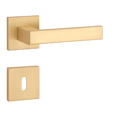Kľučka na dvere AT - SULLA - HR 7S ZLM - zlatá matná (GOLD SATIN) | MP-KOVANIA.sk