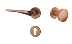 Kľučky na okrúhlych rozetách Medený APRILE