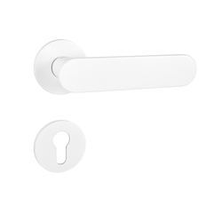 Kľučky na okrúhlych rozetách Biely Tupai