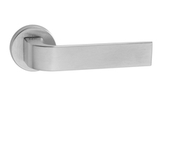 Kľučky na okrúhlych rozetách Strieborný Tupai