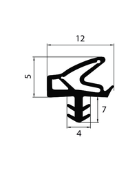 Tesnenia na dvere Béžový OS