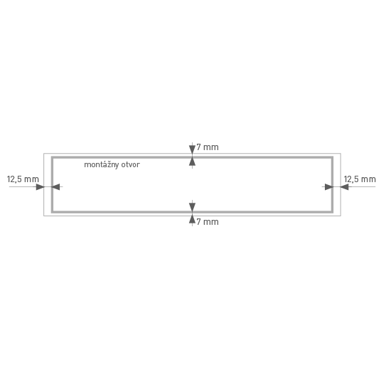 SRL - ALFA vetracia mriežka 100 x 800 mm BRM - bronz matný (C33)