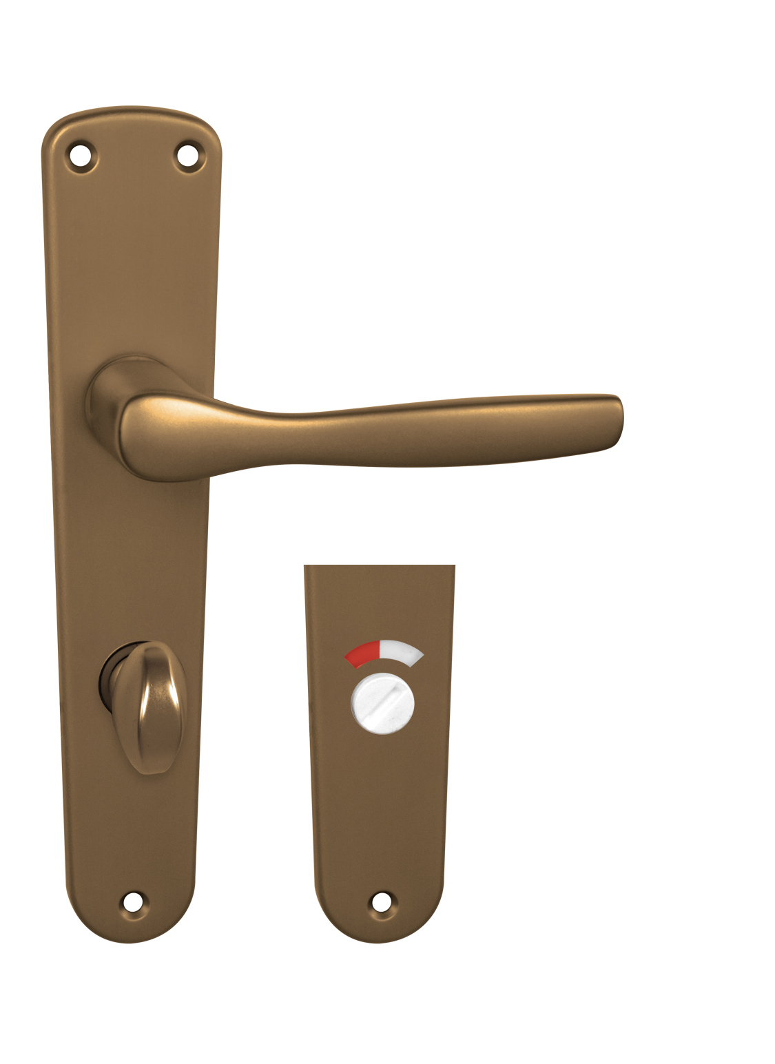 BA - LUXOR B - SO kľučka/kľučka 72 mm Bronz matný