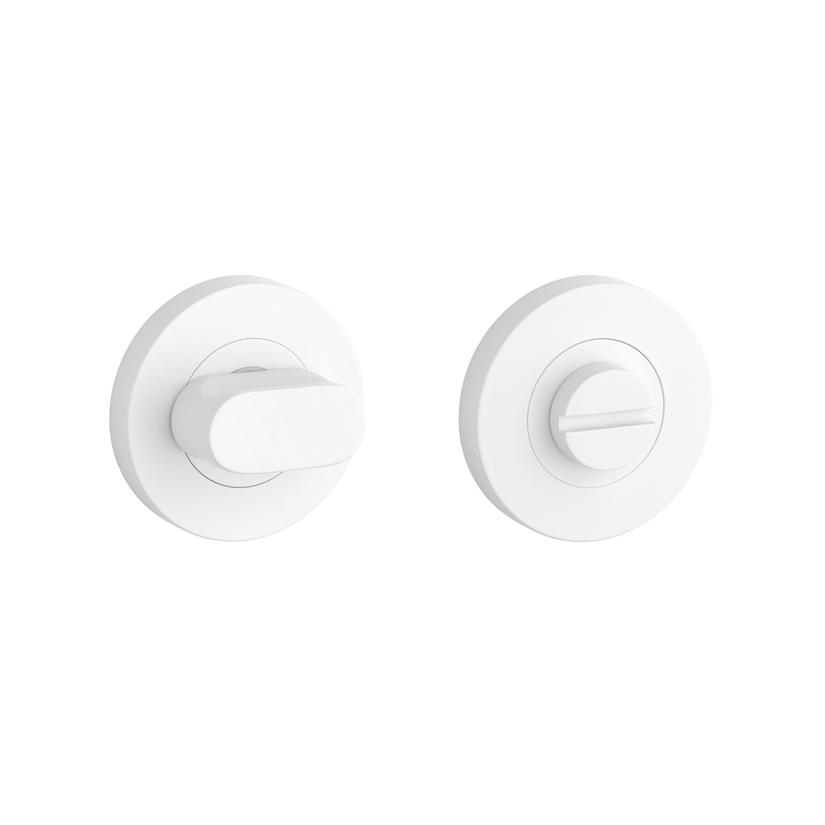 Rozeta ku kľučke SH - ROZETA OVAL - R PRO BIM - biela matná (WH) | MP-KOVANIA.sk