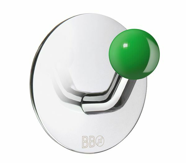 SO - BB - BK1088 - Samolepiaci vešiak na uterák zelený