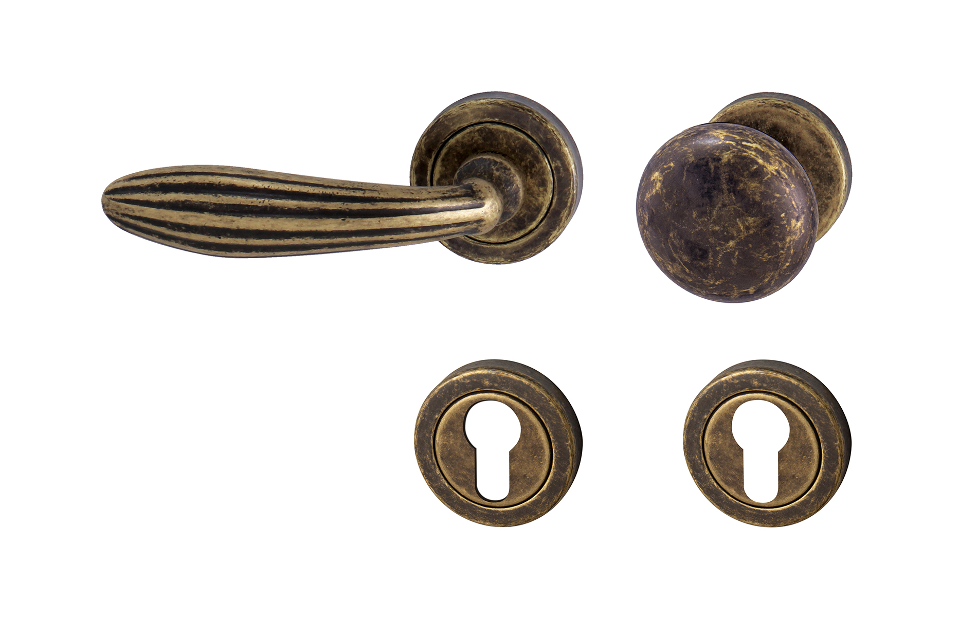 TI - SOFIA - R 1917 guľa/kľučka ľavá Bronz antik
