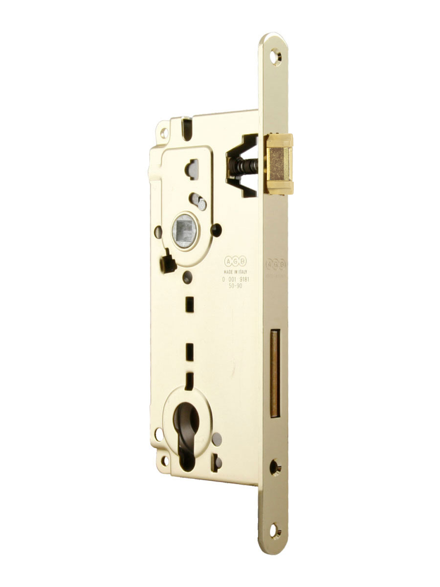 AGB - Zámok na dvere F18 - PZ PZ otvor pre vložku, 90 mm