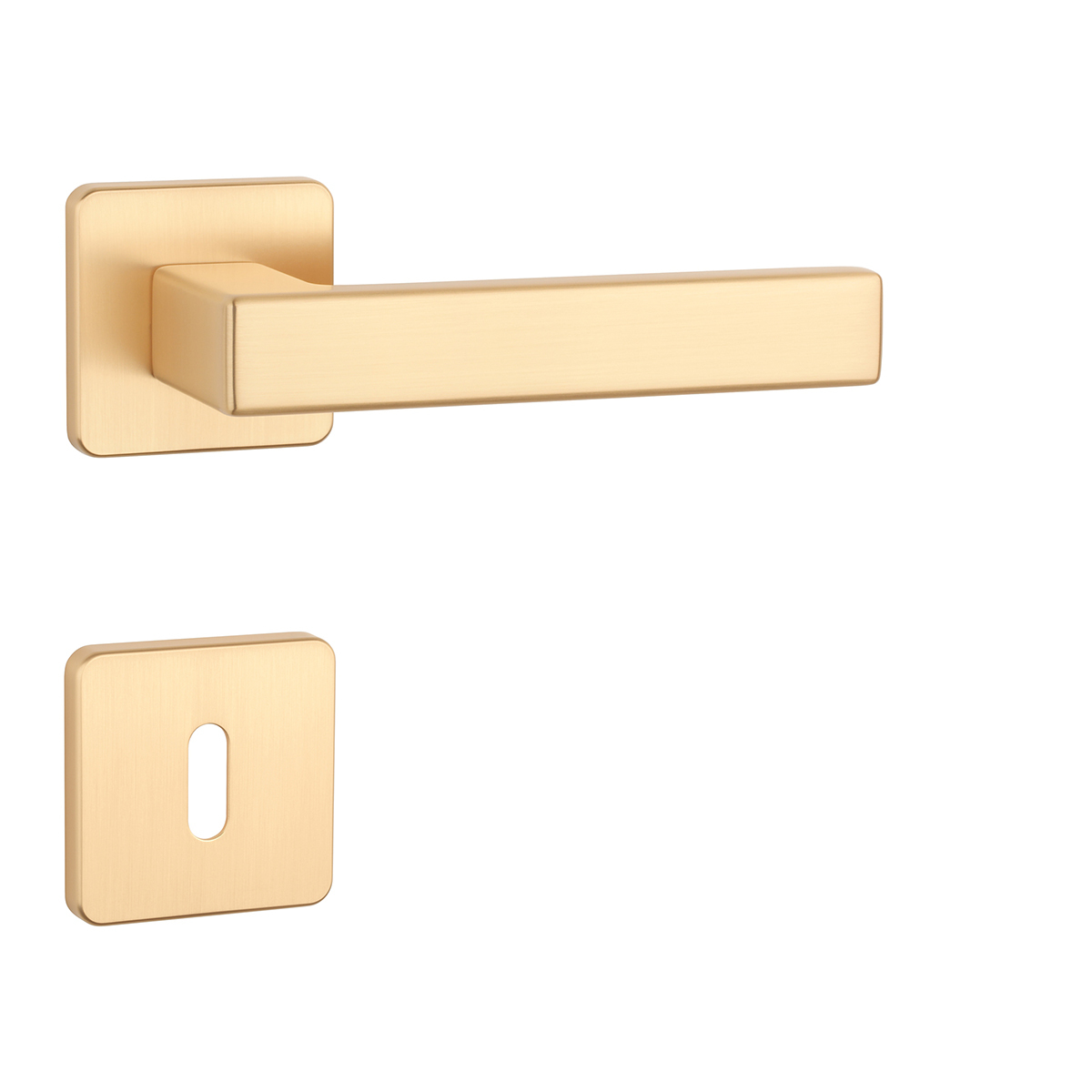 Kľučka na dvere AS - TILIA - HRR 7S ZLM - zlatá matná (KG) | MP-KOVANIA.sk
